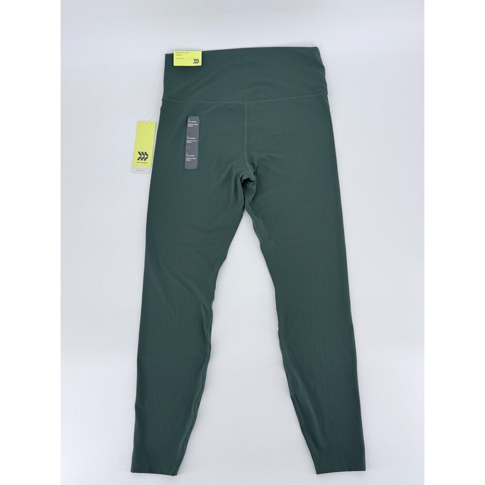 All In Motion Ultra High Rise Full Length Leggings Womens L Green Everyday Soft - Picture 3 of 9